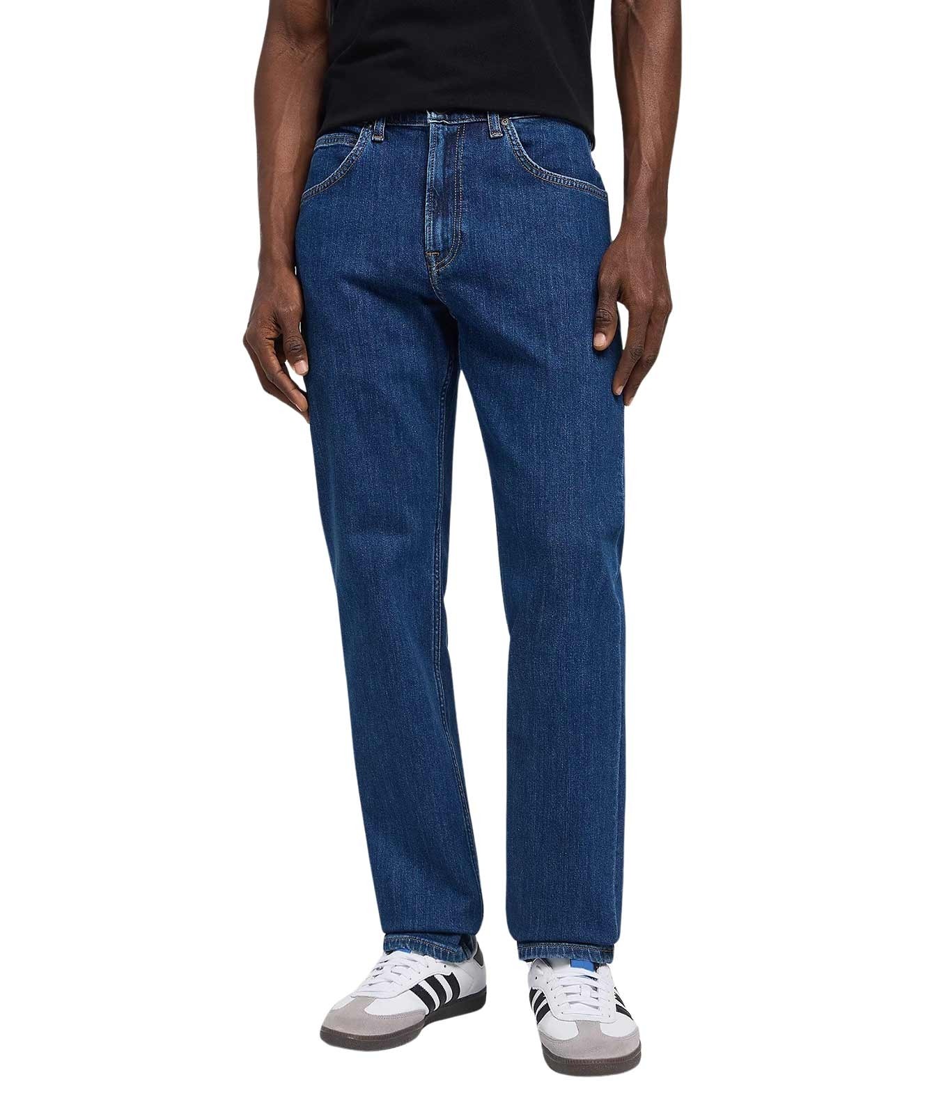 Herren Jeans Brooklyn Straight von Lee in Dark Stonewash