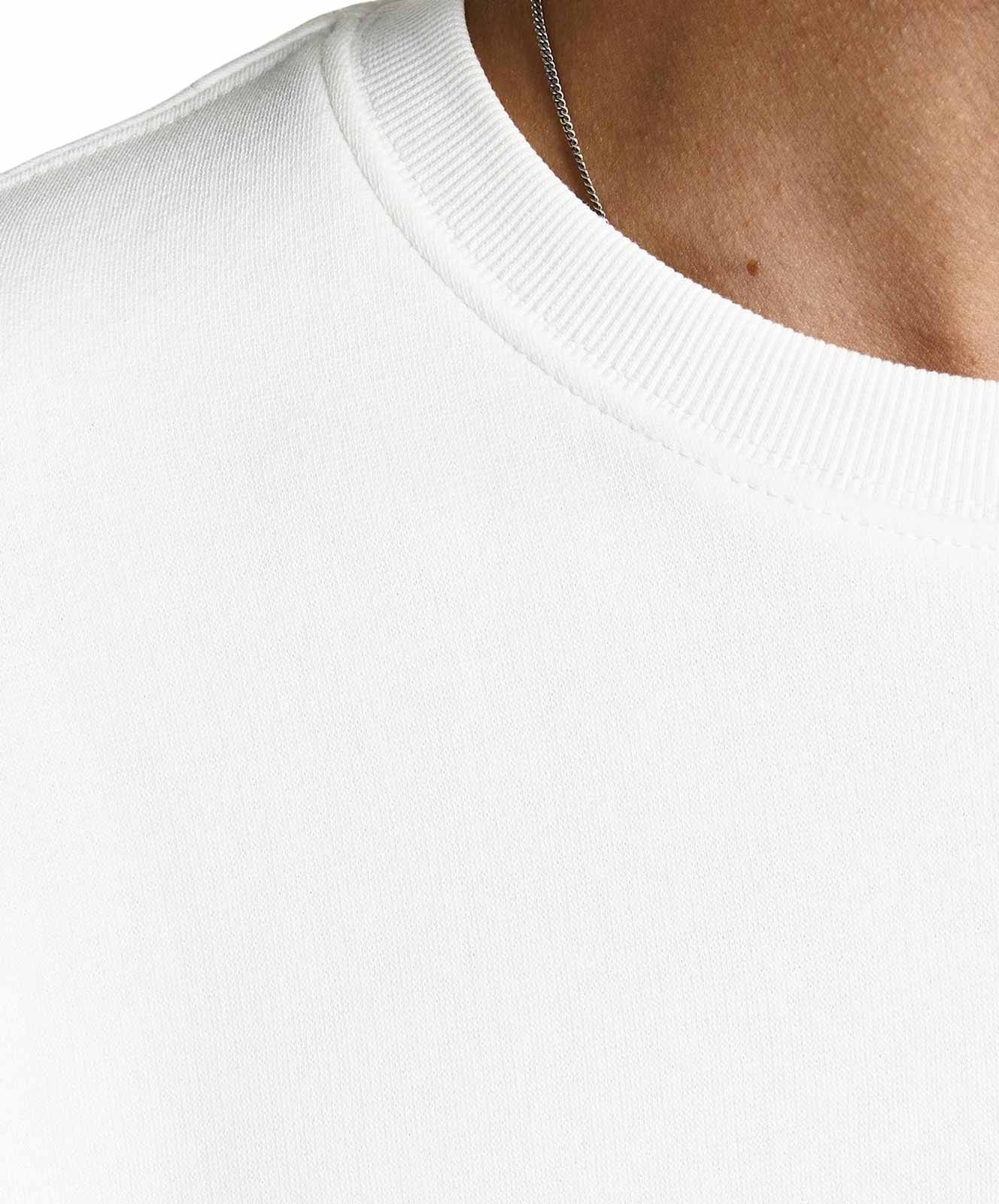 Herren Pullover Star Basic Sweat Crew von Jack & Jones in Cloud Dancer