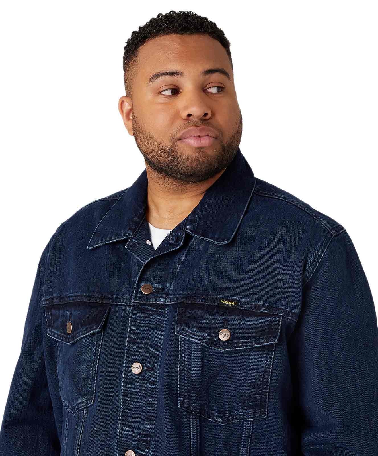 Herren Jacke Authentic Jacket von Wrangler in Blue Black