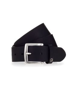 Mustang Ledergürtel in Schwarz mit eckiger Schließe