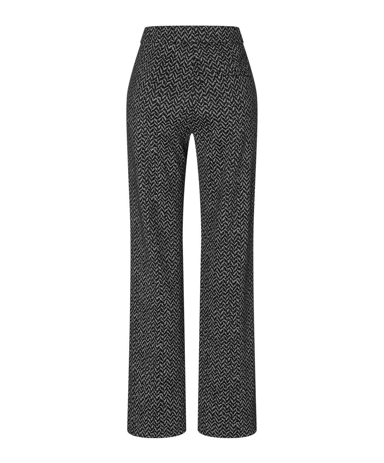 Damen Hose Chiara von MAC in Dark Herringbone Print