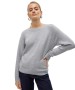 Damen Pullover Doffy von Vero Moda in Light Grey Melange