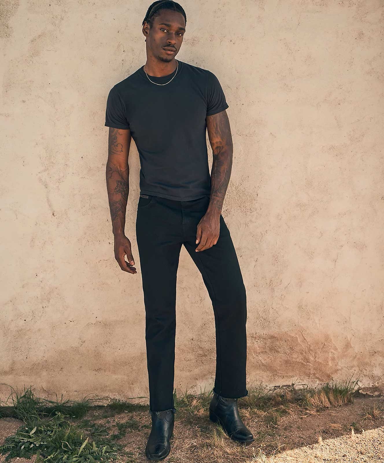 Herren Jeans Texas Stretch  von Wrangler in Black Overdye