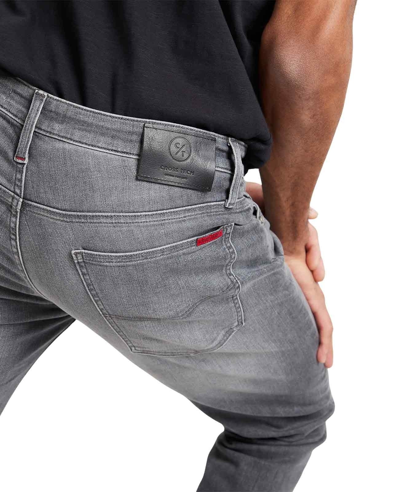 Herren Jeans Damien von Cross in Grey