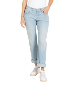MAC Straight Jeans Sue Relax in Hellblau