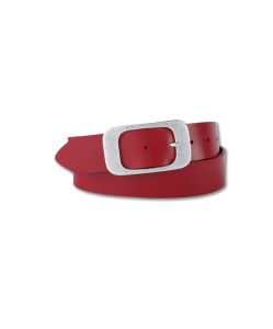 Bernd Götz - roter Damen Gürtel aus Nappaleder