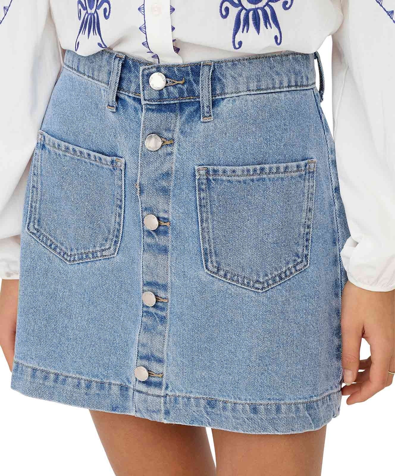 Damen Rock Amazing von Only in Light Blue