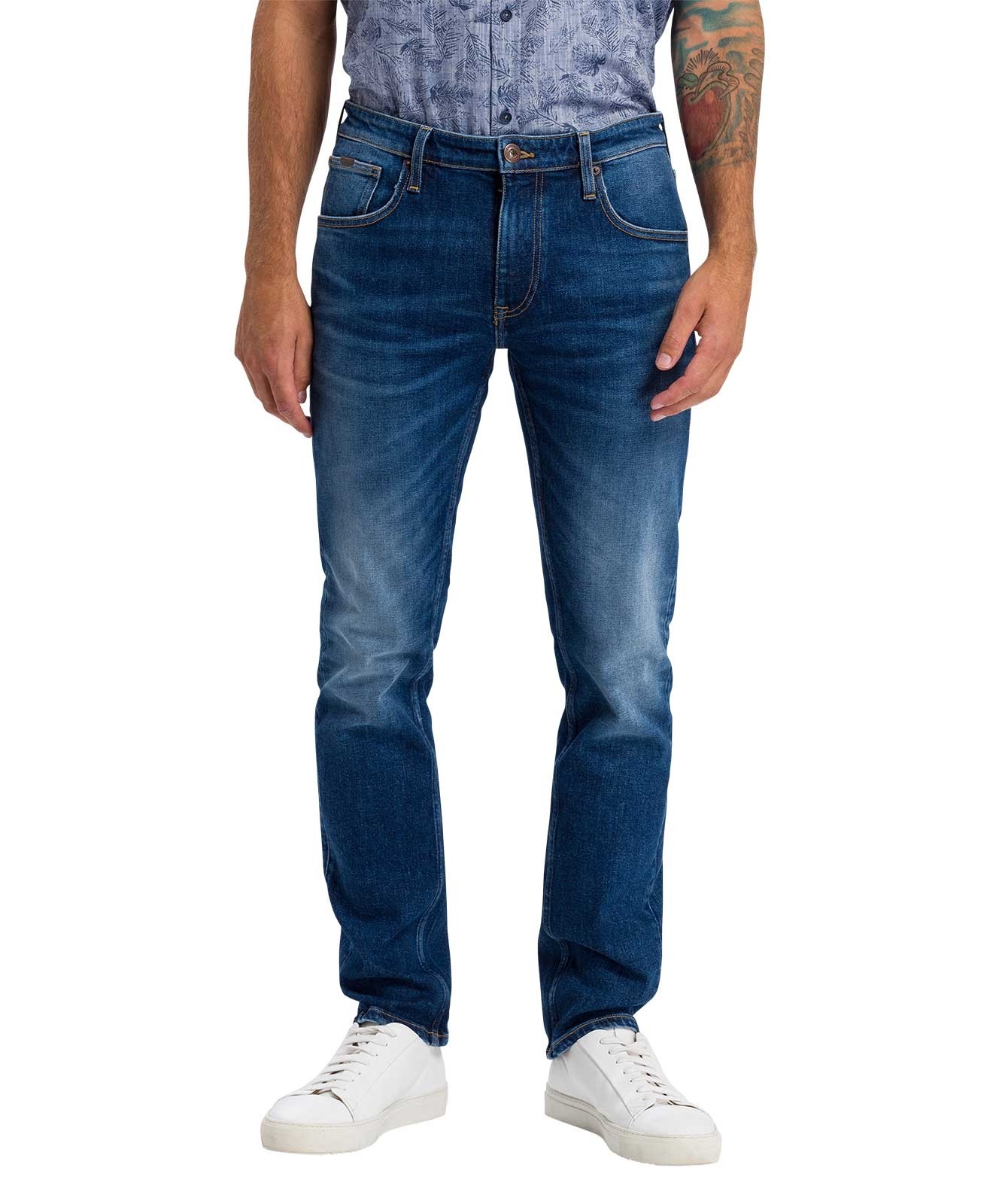 Herren Jeans Damien von Cross in Dark Blue