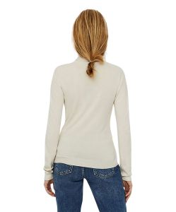 Vero Moda Rollkragenpullover Glory in beigen Birch