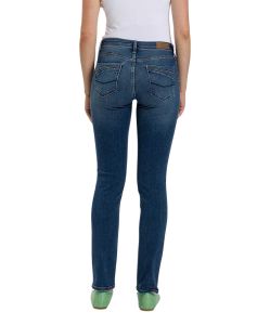 Damen Jeans Anya von Cross in Mid Blue Used 