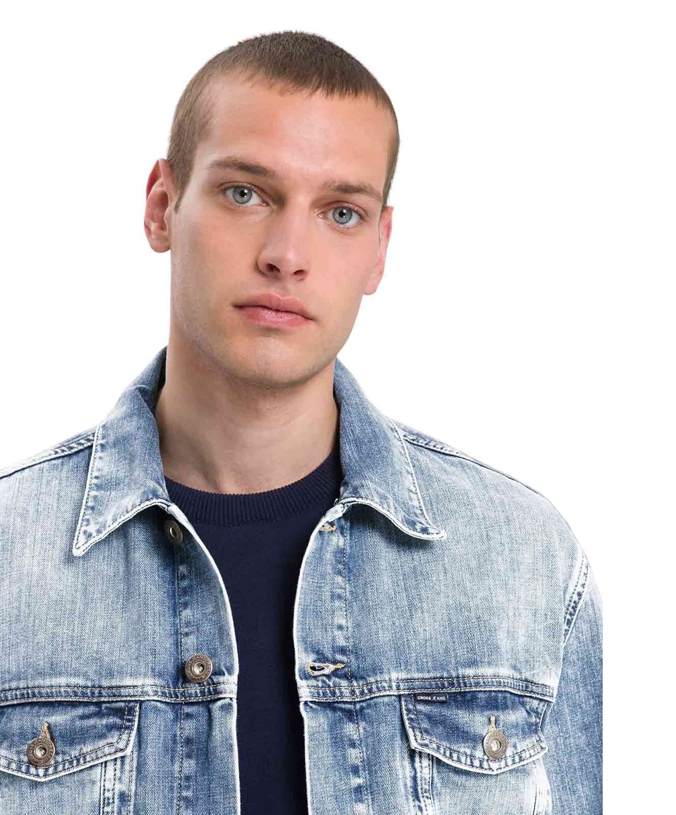 Herren Jacke A315 Jacket von Cross in Dark Mid Blue