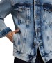 Herren Jacke Denim Jacket von Cross in Light Blue