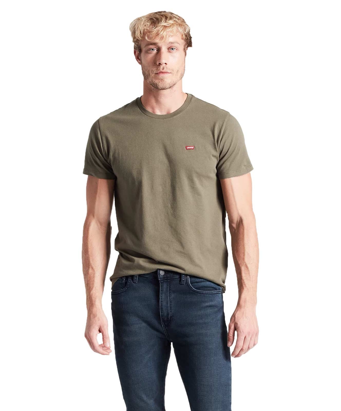 Herren Shirt Original Tee von Levis in Olive Night
