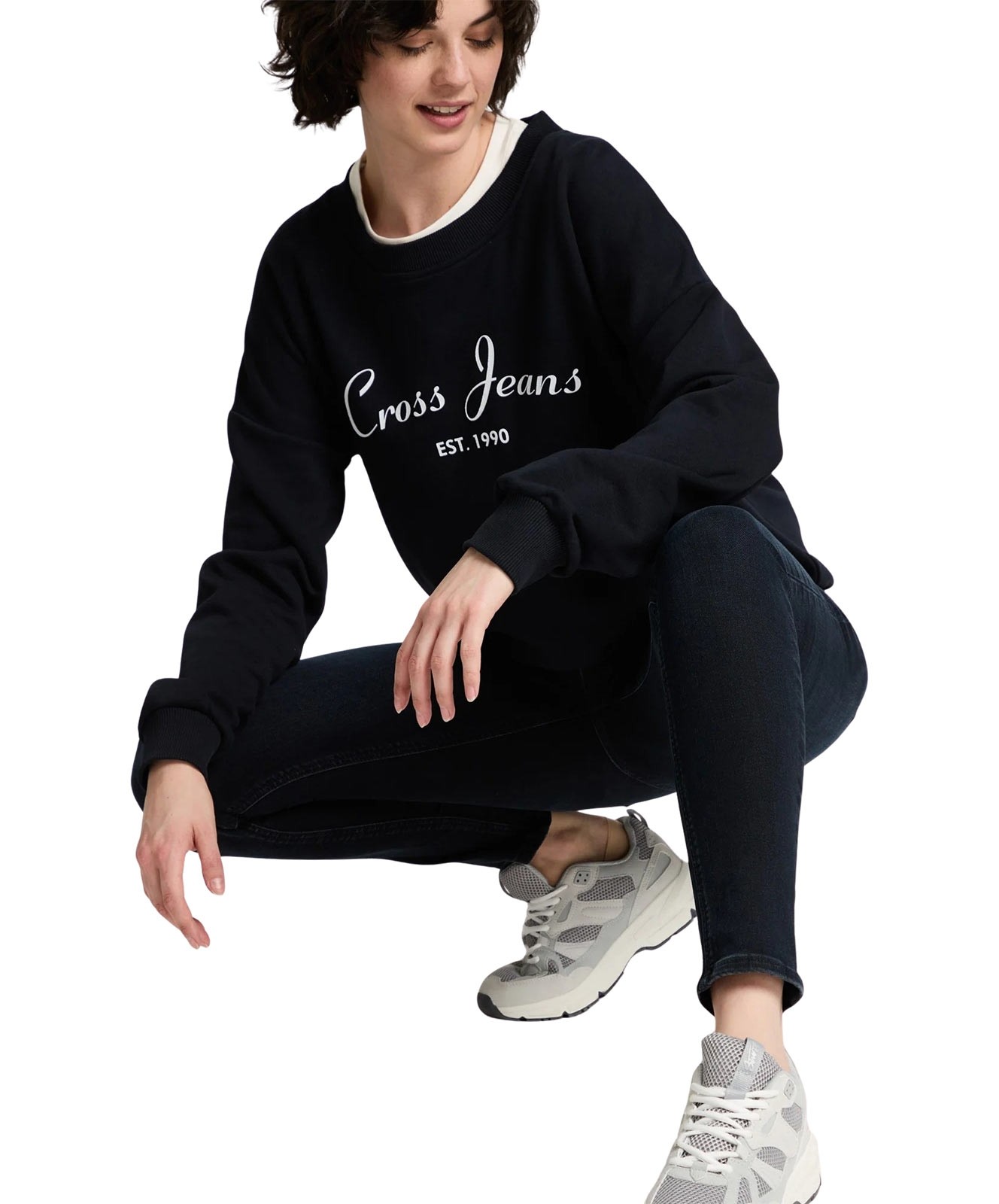 Damen Jeans Alan von Cross in Blue Black