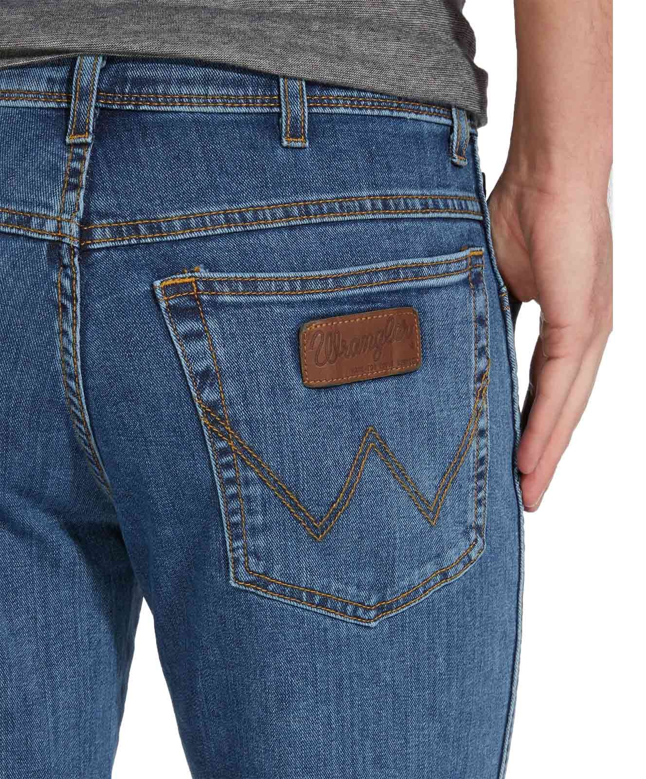 Herren Jeans Texas Stretch von Wrangler in Stonewash