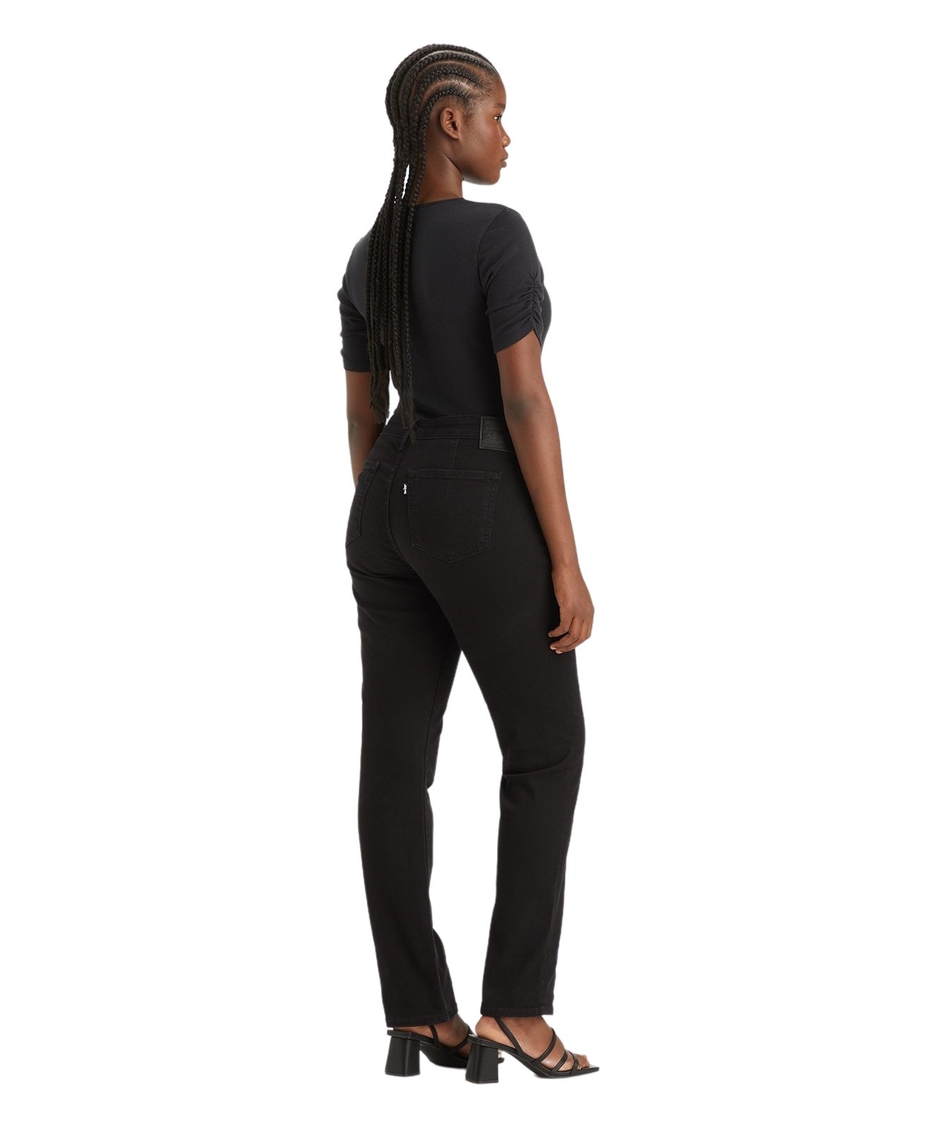 Damen Jeans 712 Slim von Levis in Night Is Black