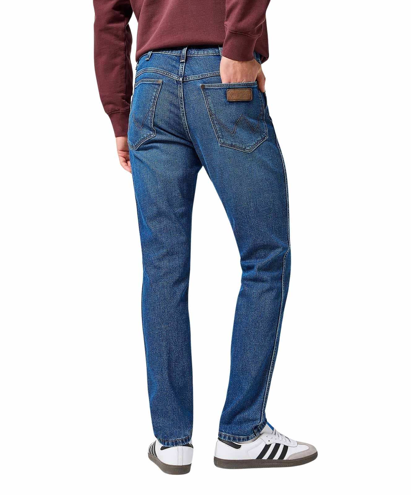 Herren Jeans River von Wrangler in Sundown Blue