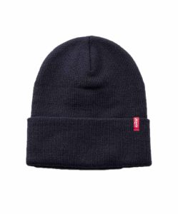 Levis Strickmütze Everyday Beanie mit Logo in Dunkelblau