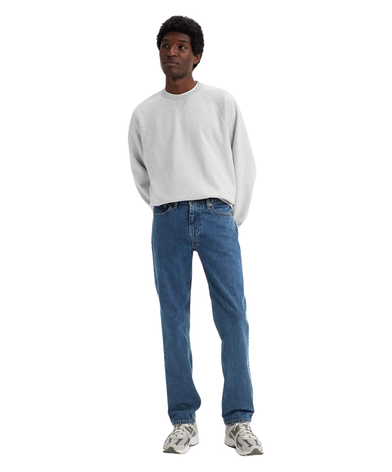 Herren Jeans 514 Straight von Levis in Stonewash Stretch