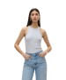 Damen Shirt Chloe von Vero Moda in Light Grey Melange