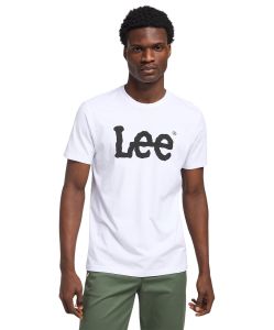 Lee Wobbly Logo Tee in Weiß