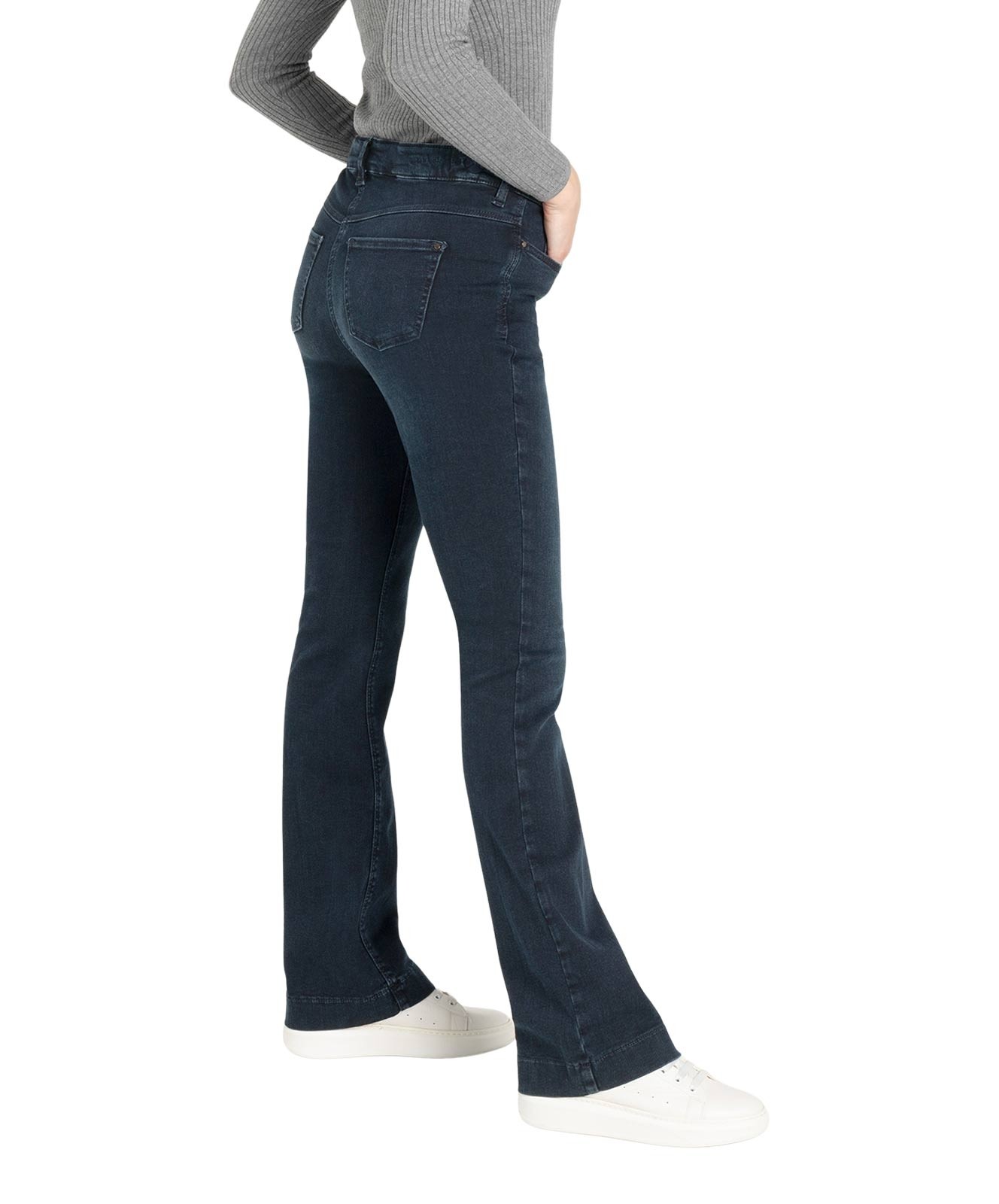 Damen Jeans Dream Boot Authentic von MAC in Midnight Blue Wash