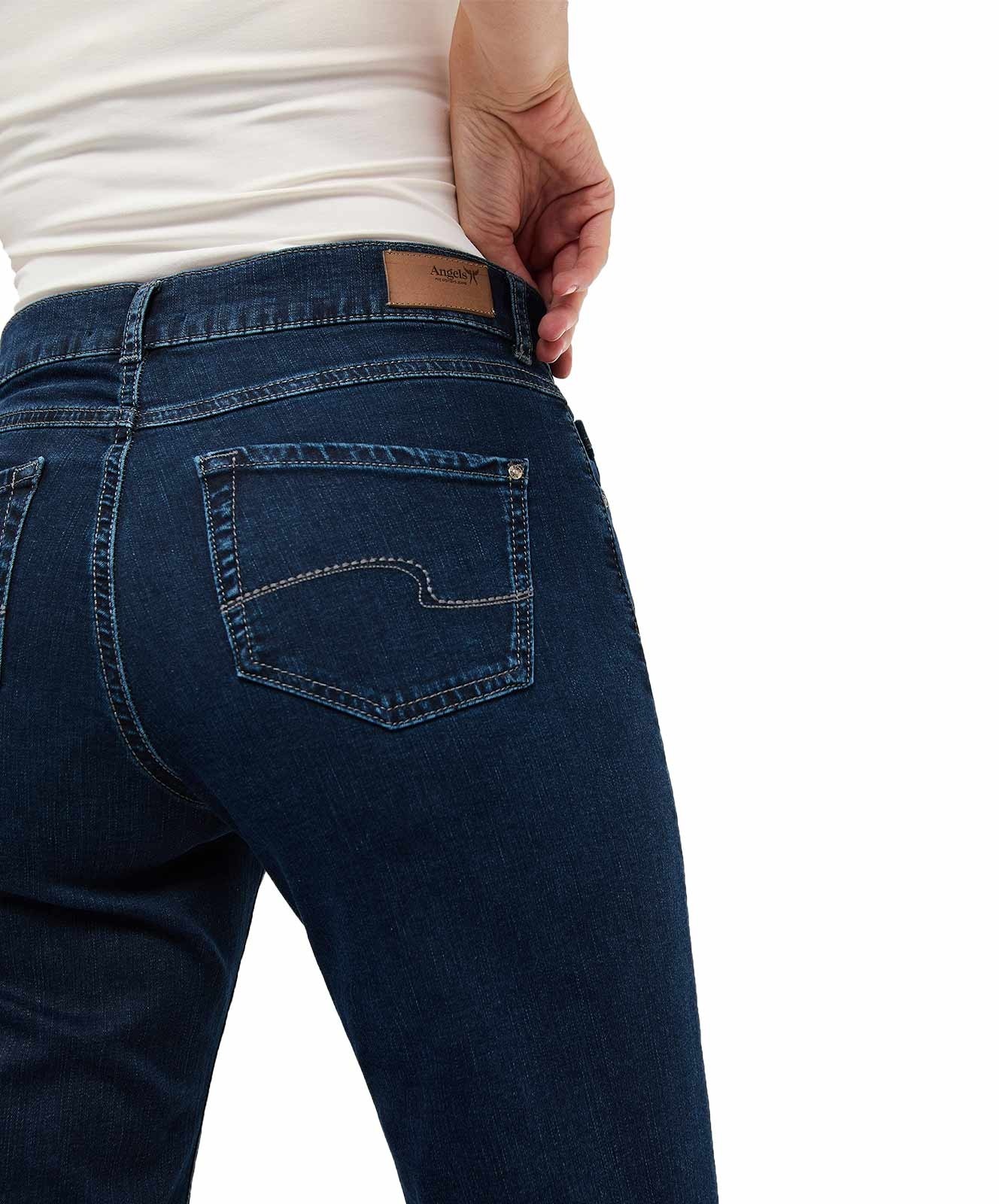 Damen Jeans Dolly von Angels in Dark Indigo