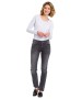 Damen Jeans Anya von Cross in Dark Grey