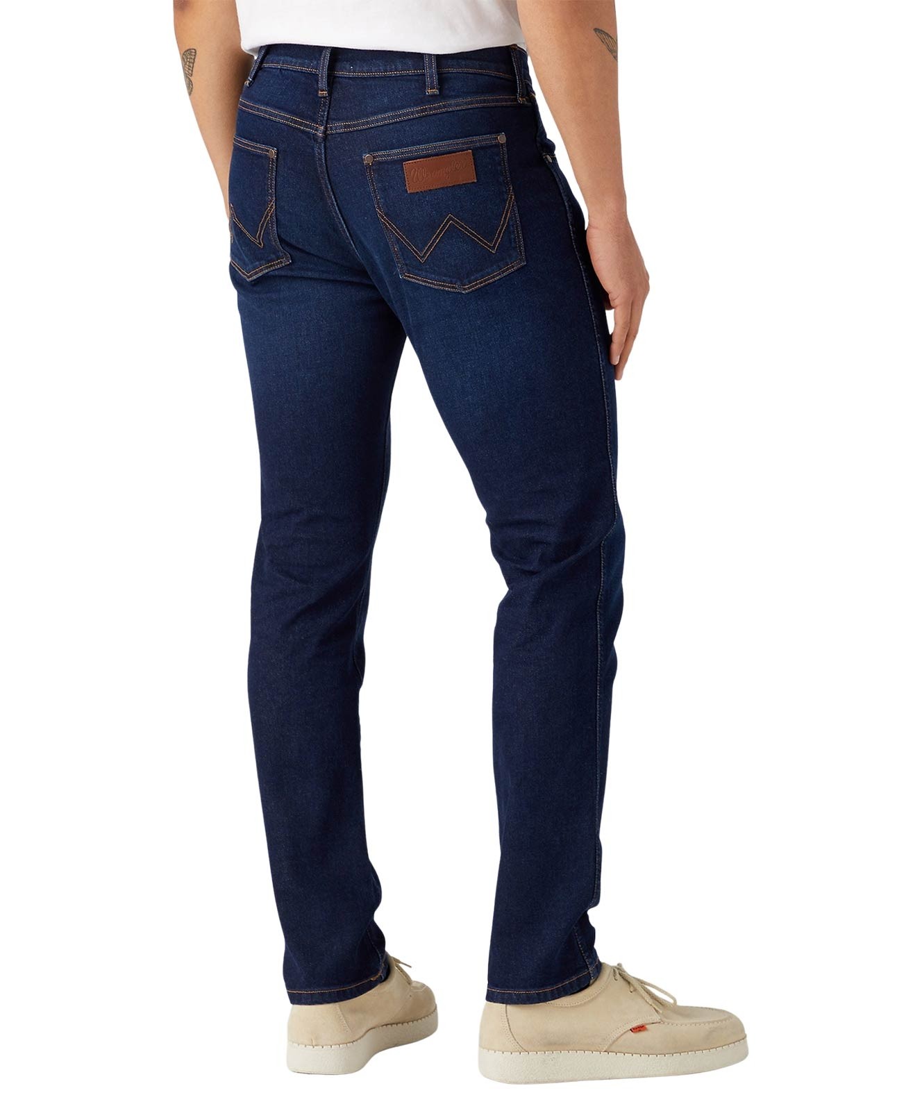 Herren Jeans Larston von Wrangler in Landed