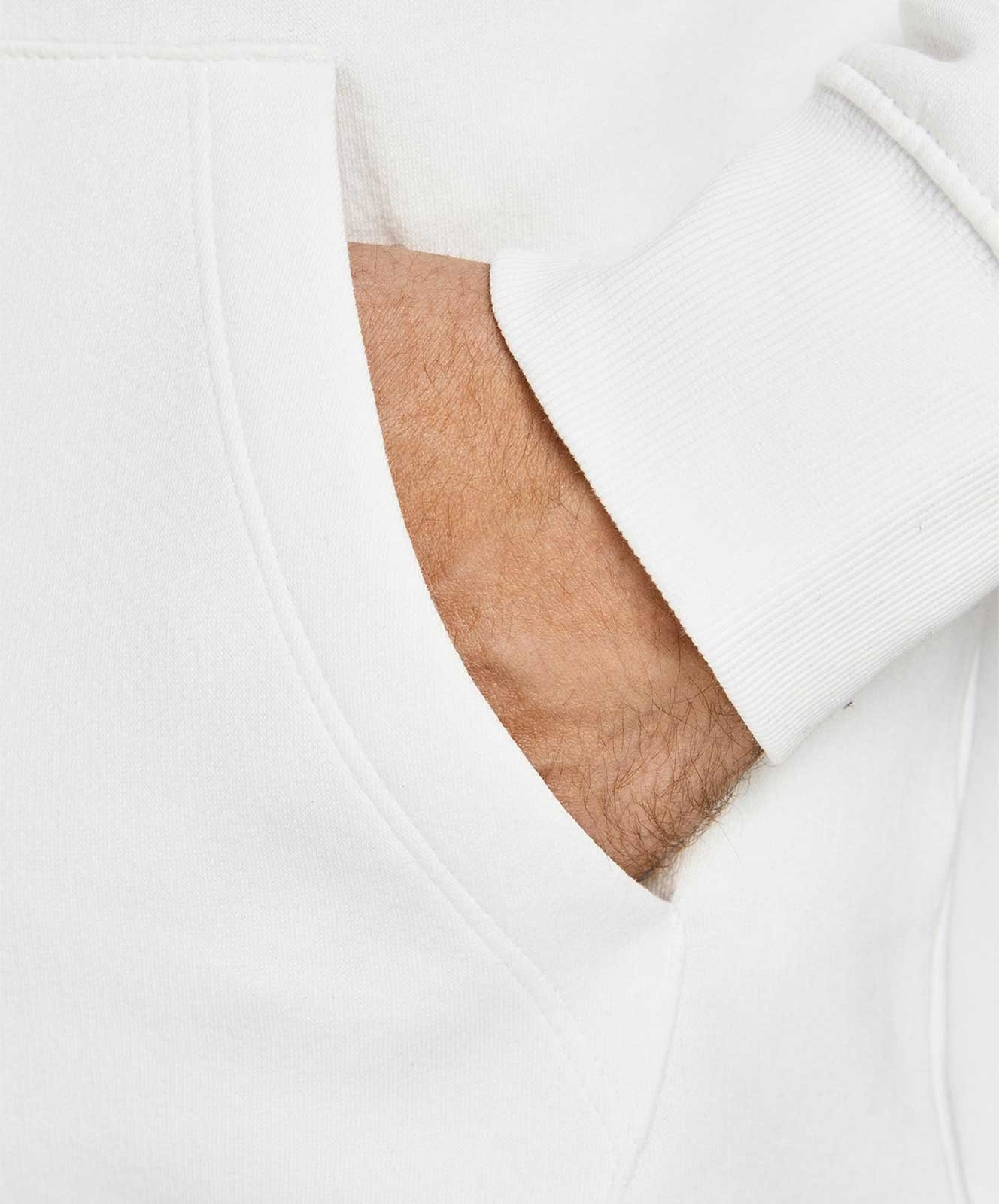 Herren Pullover Star Basic Sweat Hood von Jack & Jones in White