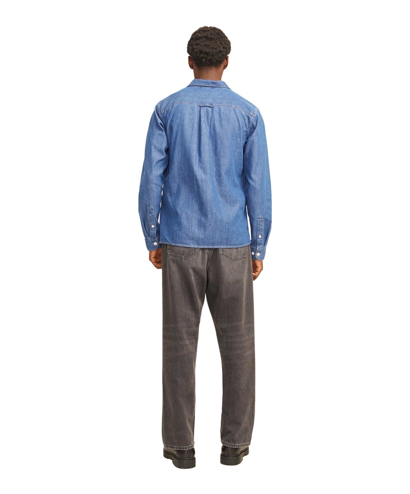 Herren Hemd Travis von Jack & Jones in Medium Blue