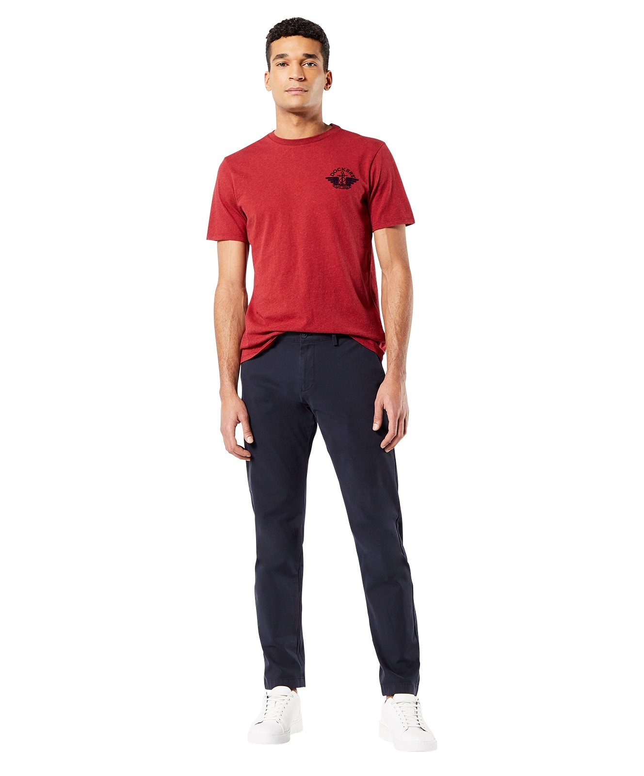 Herren Hose Chino Tapered von Dockers in Navy