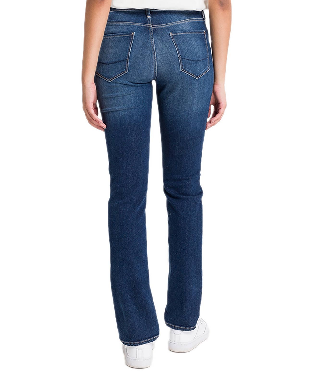 Damen Jeans Rose von Cross in Deep Blue Used