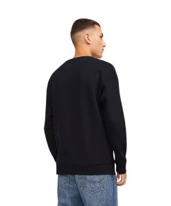 Jack & Jones Pullover aus Sweat-Material in Schwarz
