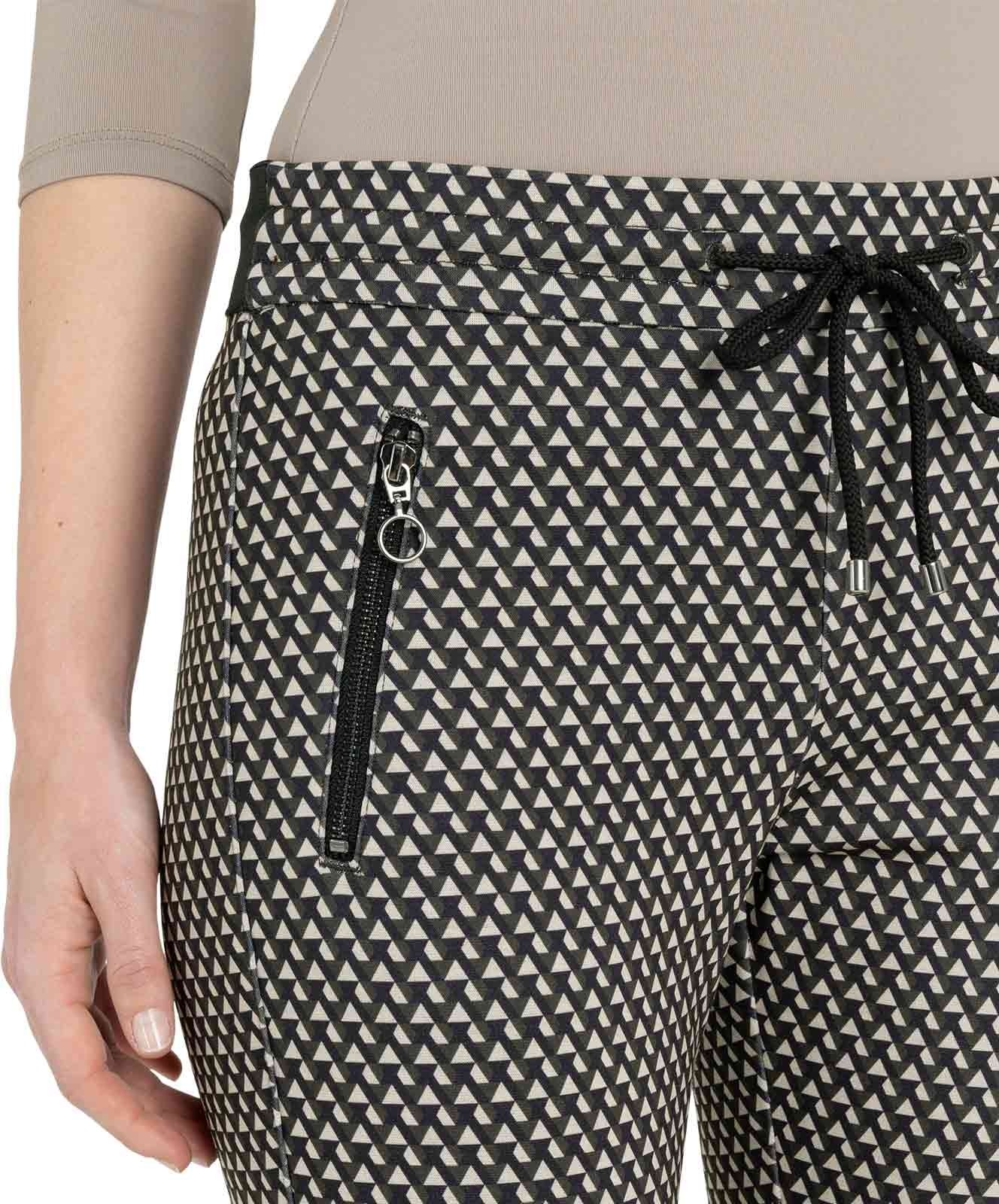 Damen Hose Easy Smart von MAC in Sand Stone Figured