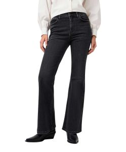 Wrangler Fierce Flared Jeans in Schwarz