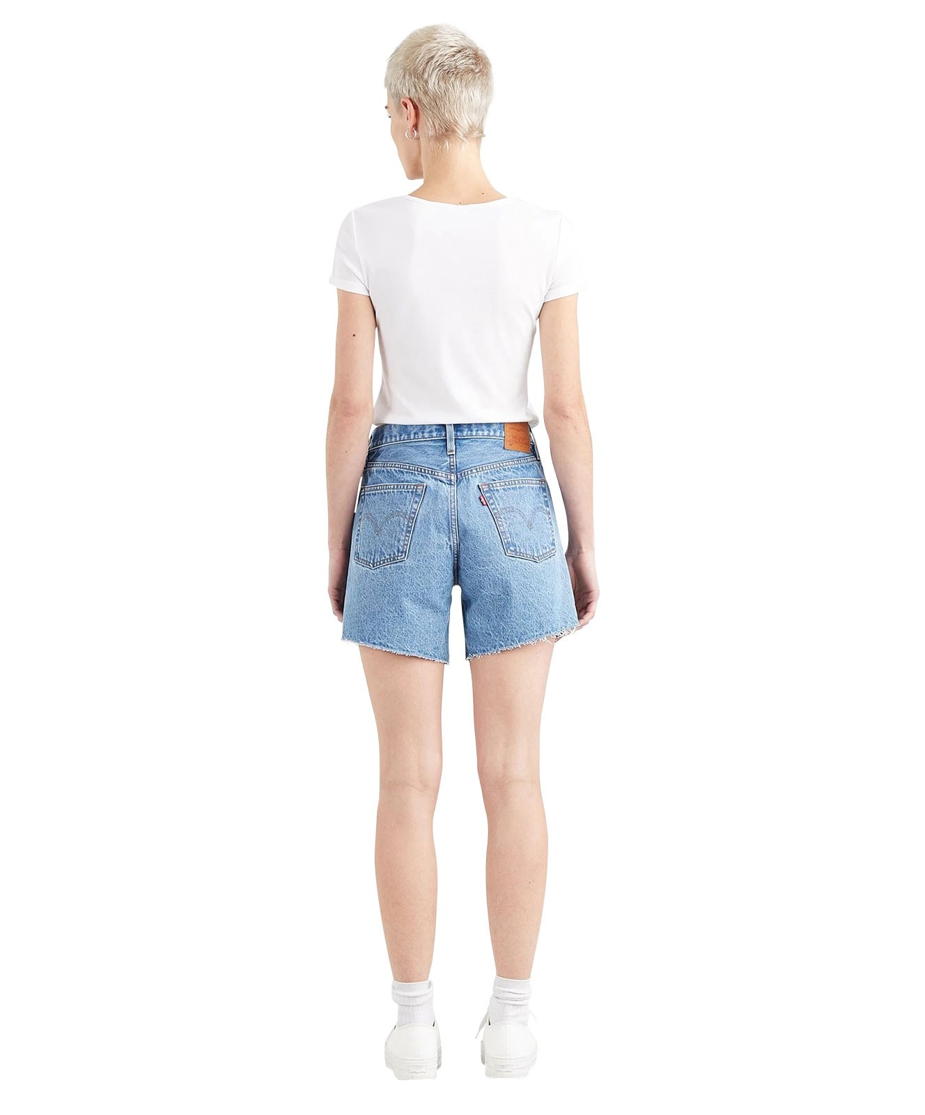 Damen Jeans 501 Short Long von Levis in Orinda Night