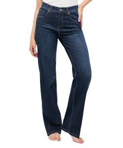 Angels Jeans Lara mit weitem Bein in dunklem Indigo Used