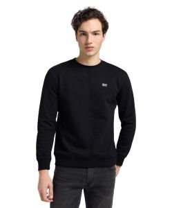 LEE Pullover Crew Sweatshirt in Schwarz