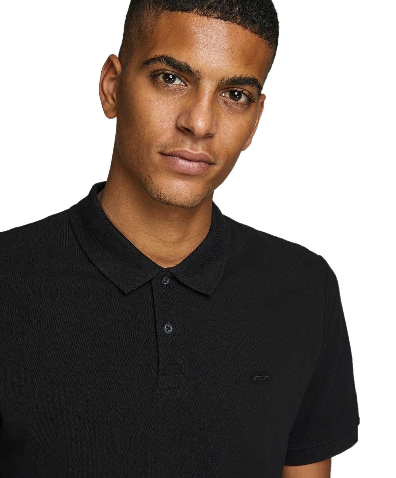 Herren Shirt Basic Polo von Jack & Jones in Black