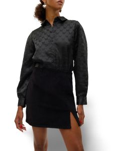 Vero Moda Minirock mit hoher Taille in Schwarz