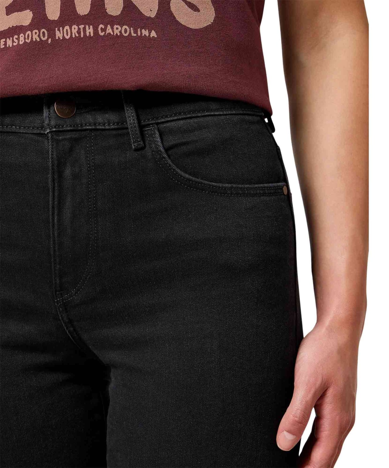 Damen Jeans Straight von Wrangler in Drainpipe