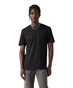 Levis T-Shirt Slim Crewneck 2er Pack in Schwarz