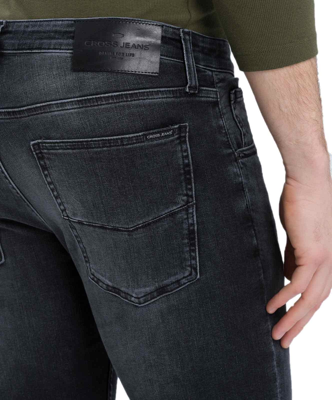 Herren Jeans Damien von Cross in Black Used