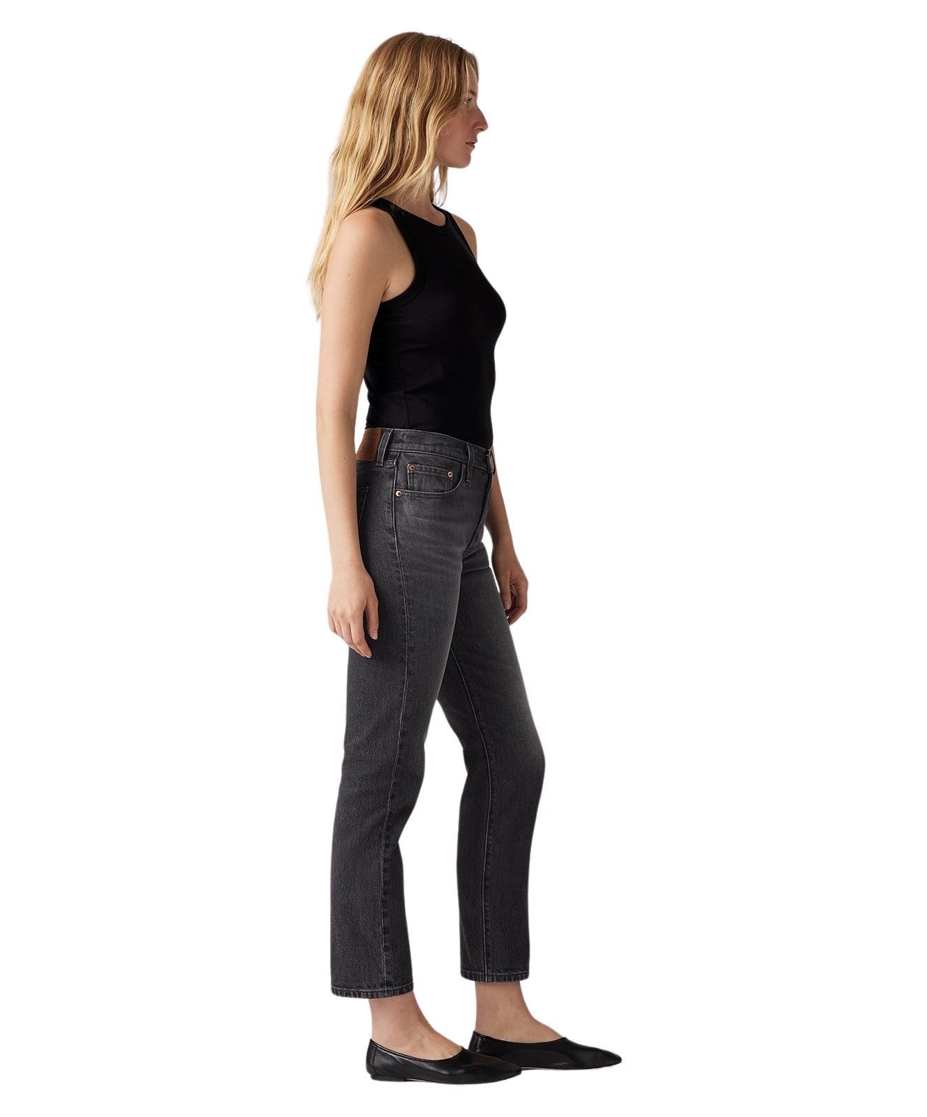 Damen Jeans 501 Crop von Levis in Long Live The Queen
