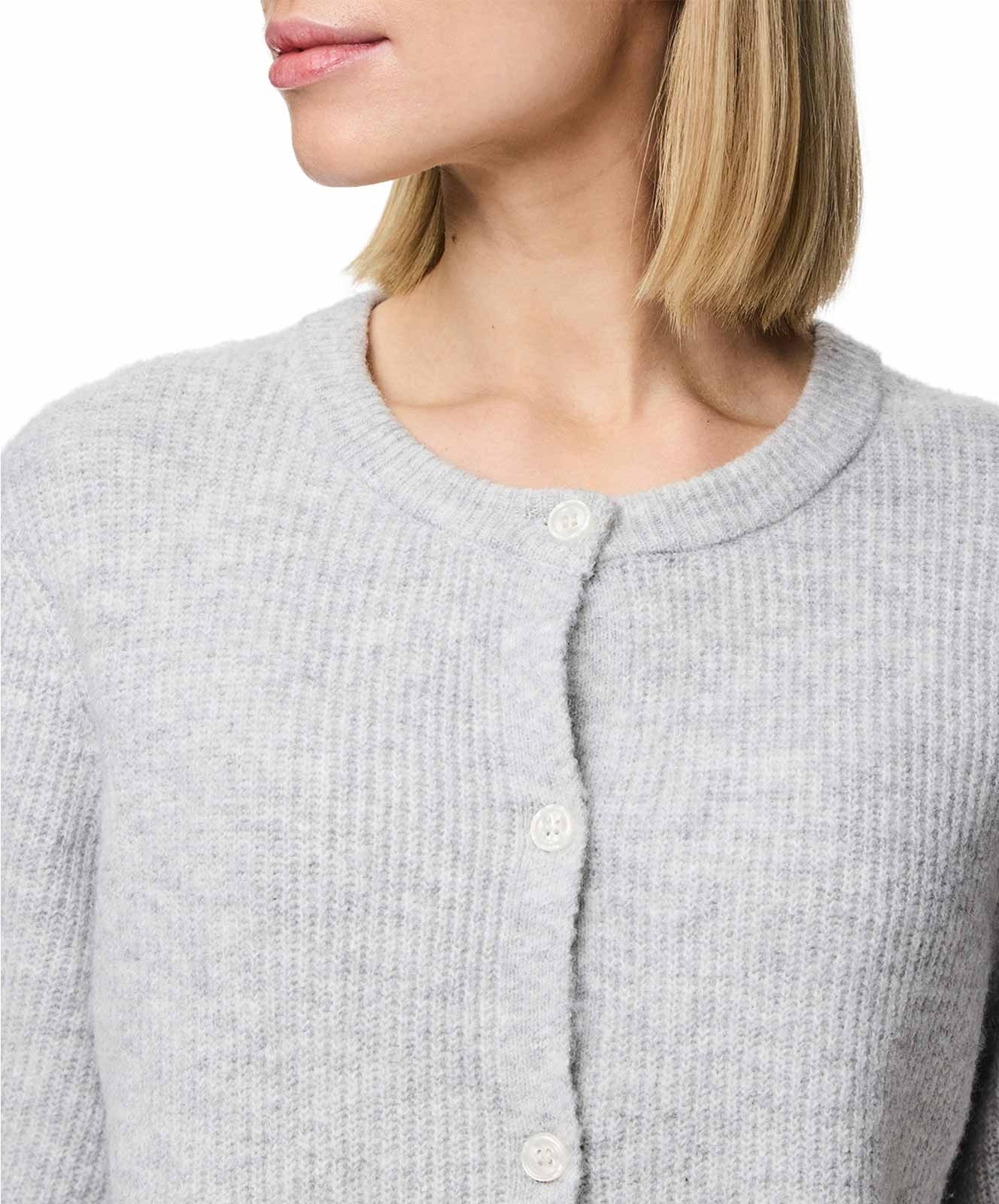 Damen Jacke Silly von Pieces in Light Grey Melange