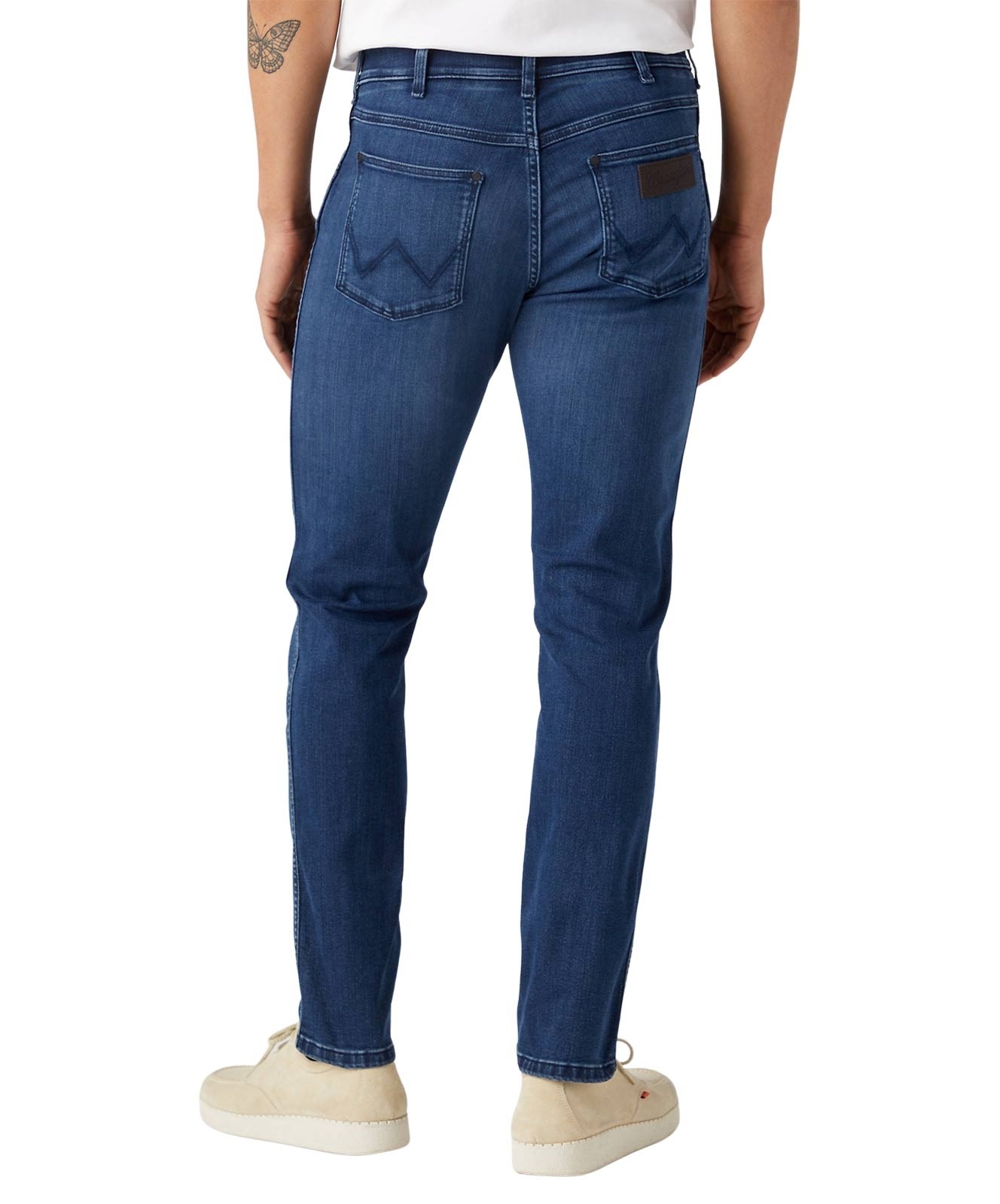 Herren Jeans Larston von Wrangler in Apollo