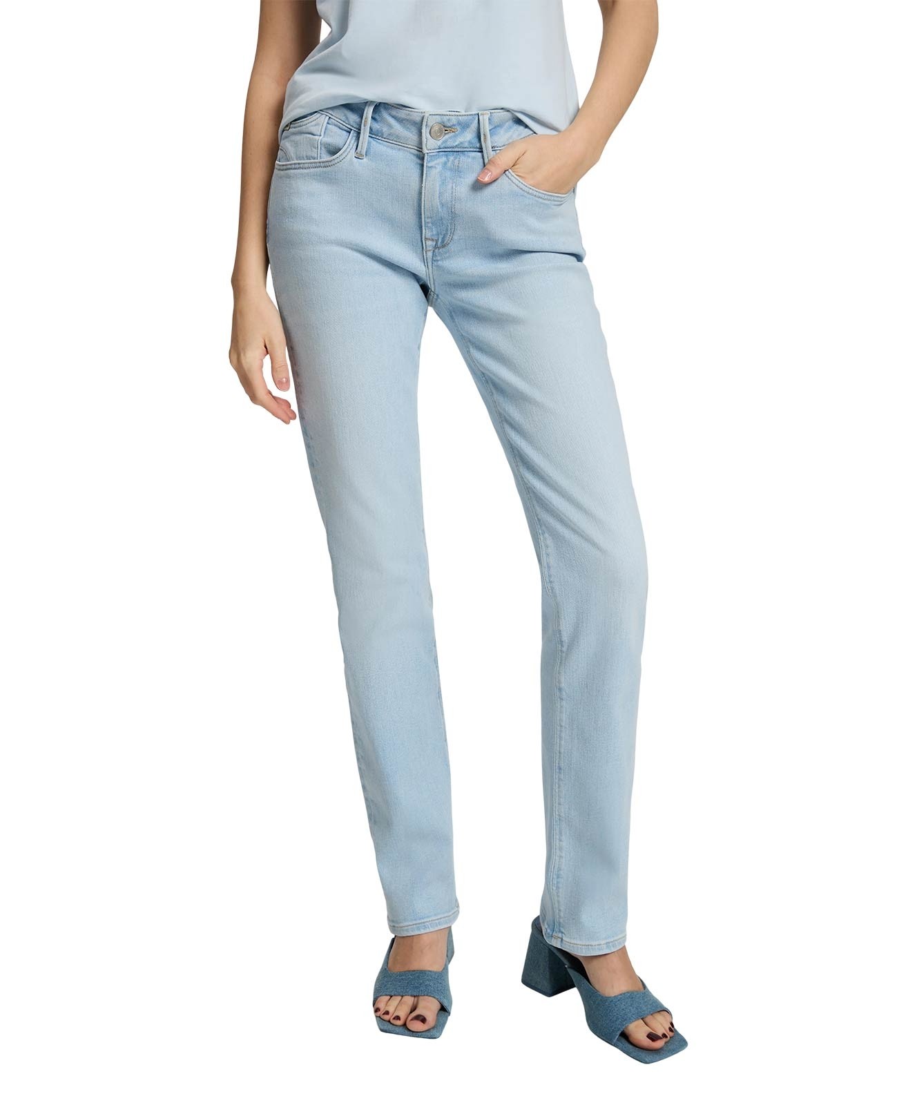 Damen Jeans Rose von Cross in Light Blue