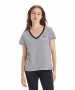 Damen Shirt Perfect V-Neck Tee  von Levis in Annalise Stripe Cloud
