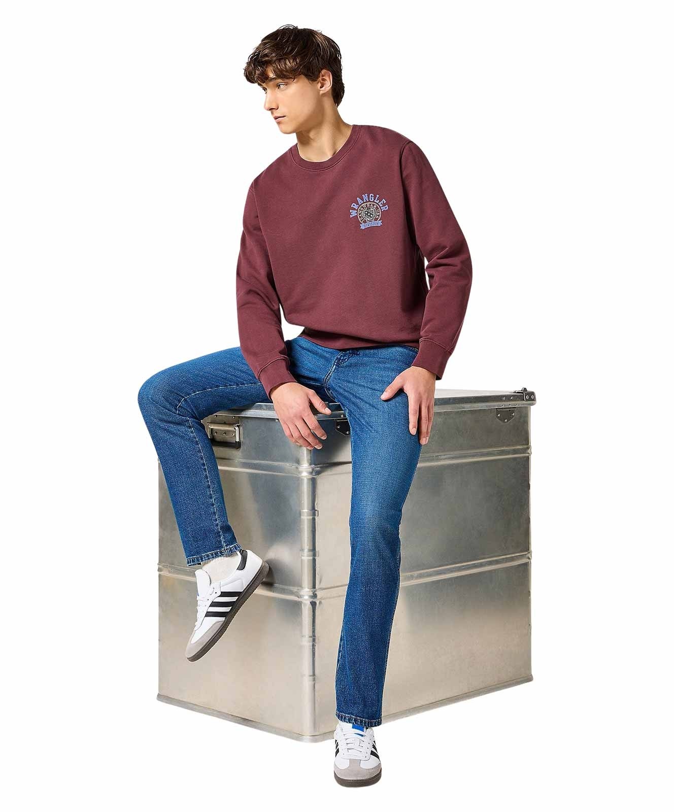 Herren Jeans River von Wrangler in Sundown Blue